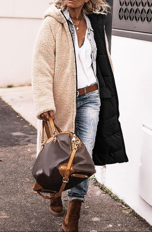 Noelle | Elegant Reversible Coat for Women